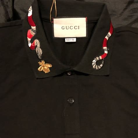 gucci snake polo fake|gucci polo snake collar.